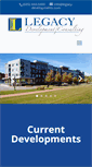 Mobile Screenshot of legacy-developments.com